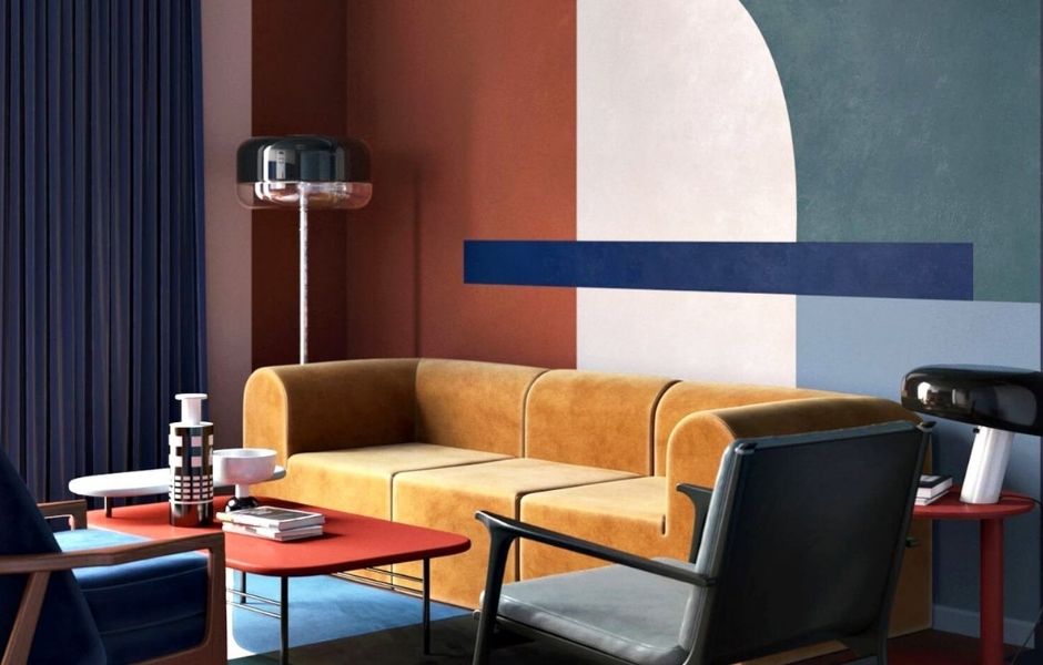 Color block - sự lên ngôi của phong cách khối màu trong thiết kế nội thất
