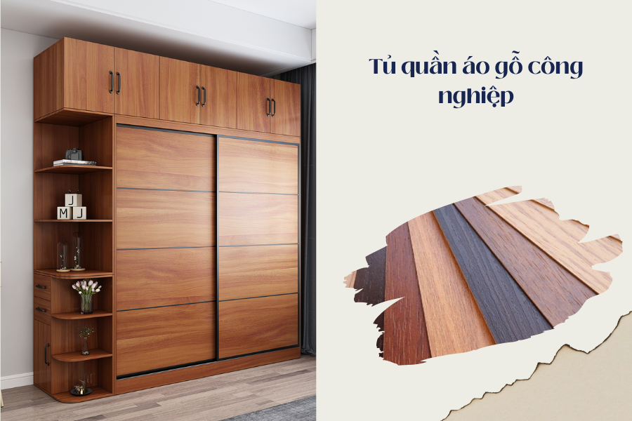 Tủ quần áo gỗ công nghiệp - xưởng nội thất ở Hải Dương đẹp uy tín