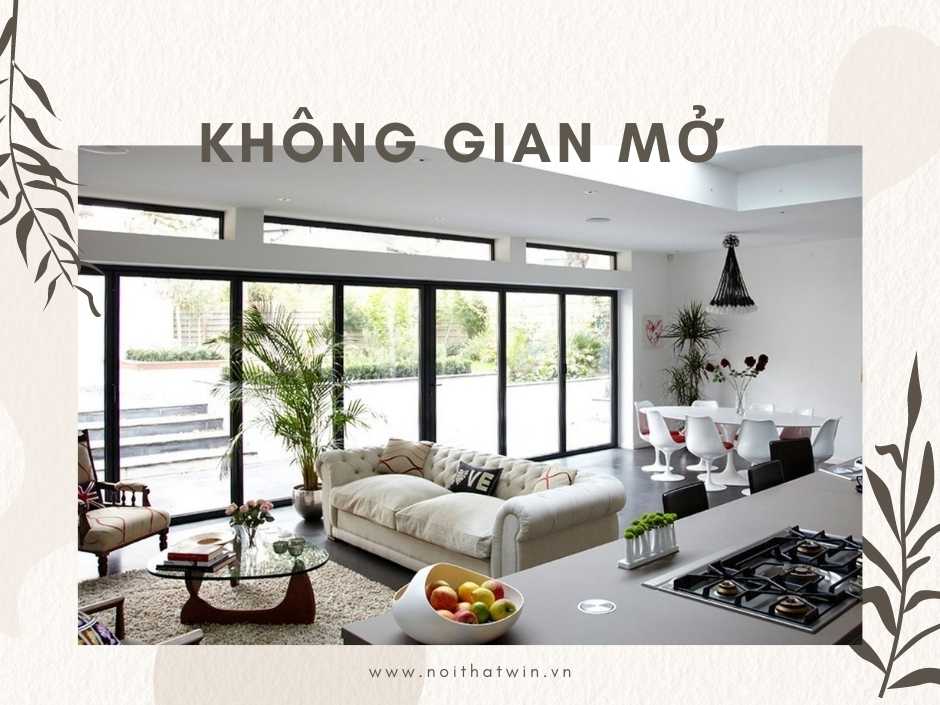 Không gian mở là gì? Các ý tưởng thiết kế nội thất