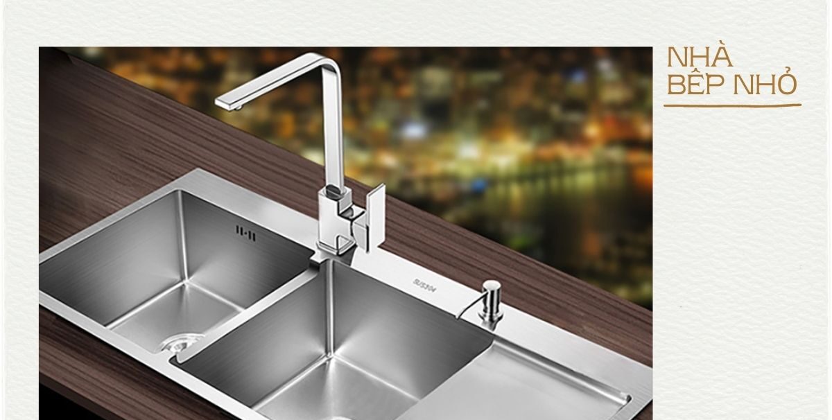 Nhà bếp nhỏ - Cách tối ưu diện tích không gian nội thất cho nhà phố