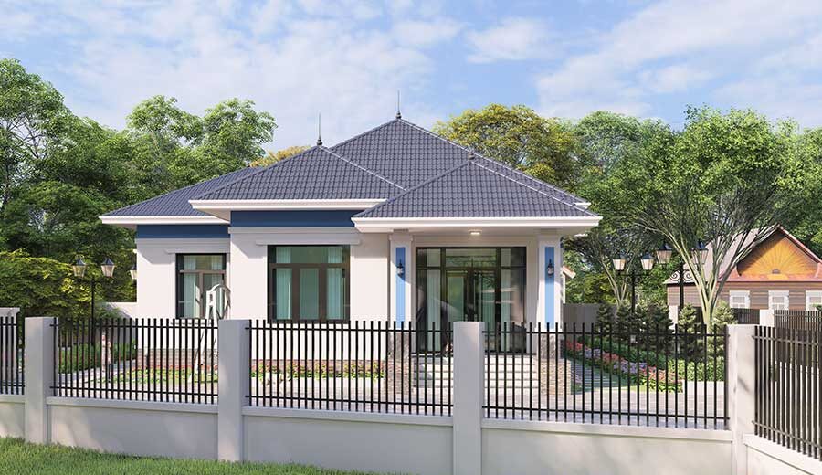 Thiết kế kiến trúc biệt thự Hanabe tại Hải Dương