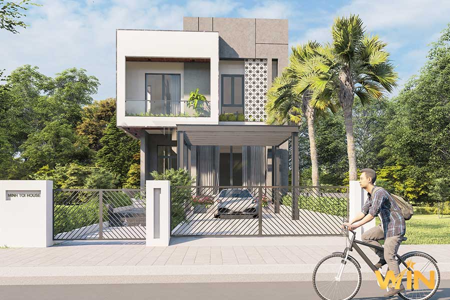 Thiết kế kiến trúc biệt thự MinhToi House – Hải Dương