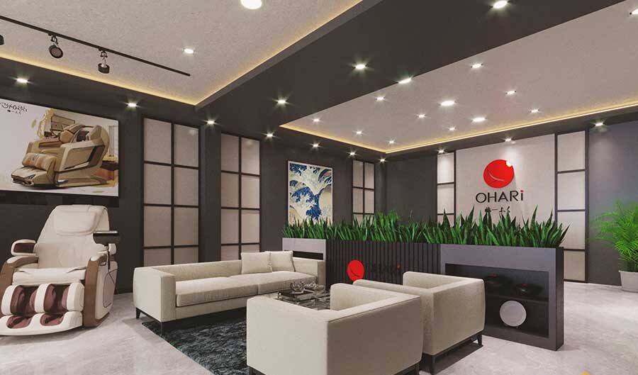 Thiết kế nội thất showroom Ohari - Hải Dương