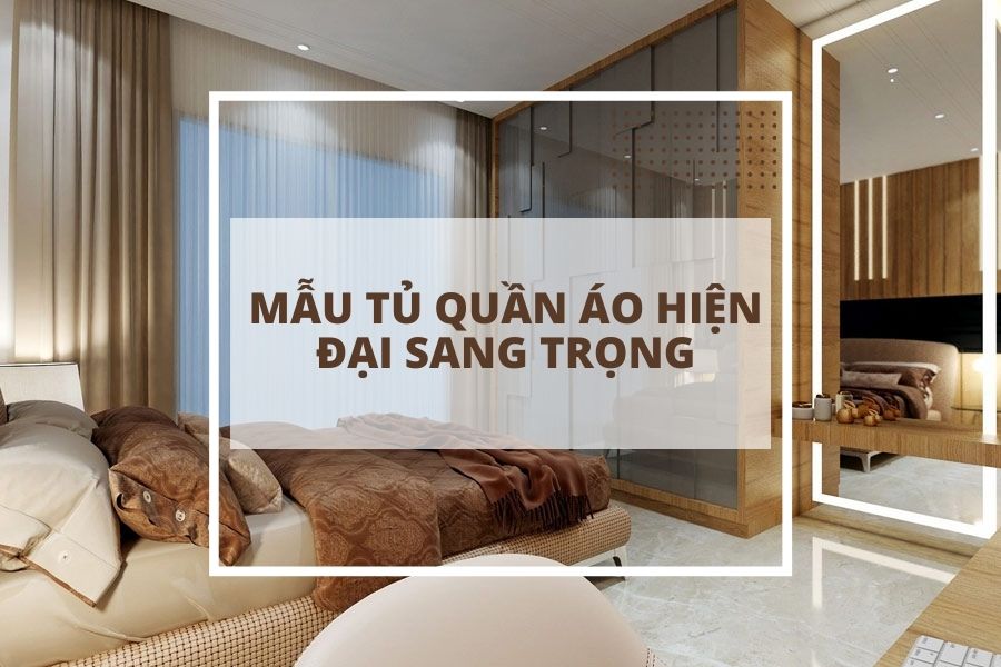 Mẫu tủ quần áo hiện đại