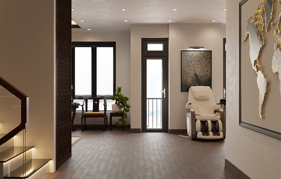 Dự án nhà phố đập thông 2 căn - Ecorivers Hải Dương