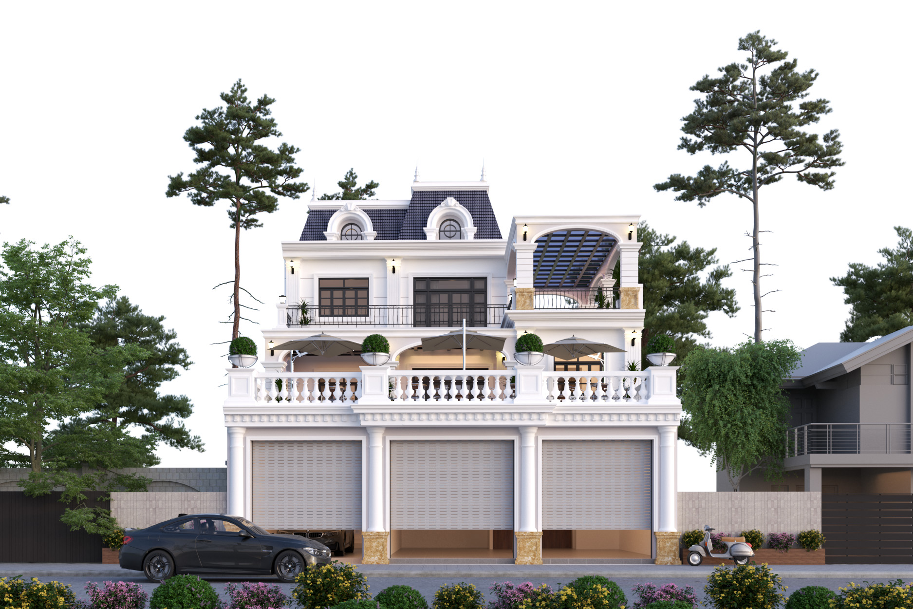 Dự án cải tạo kiến trúc ngoại thất nhà phố Hải Dương