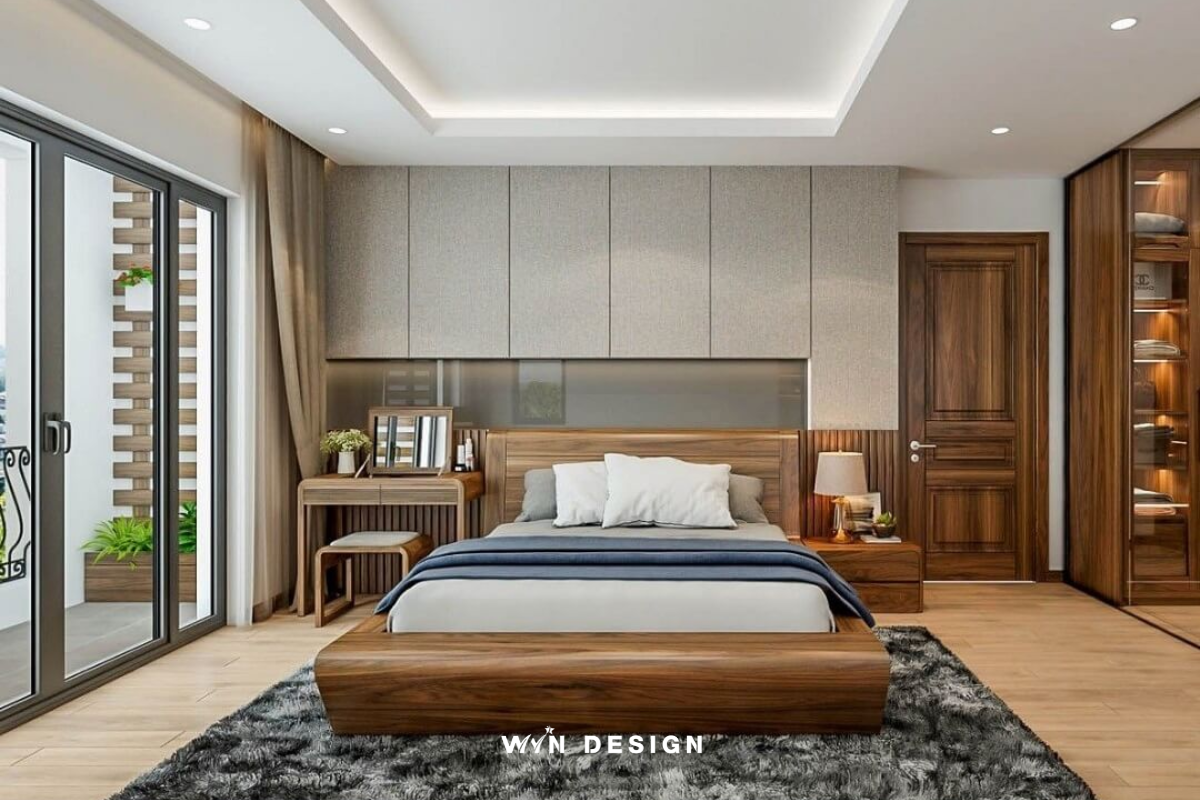 Thiết kế phòng ngủ chung cư phong cách đương đại