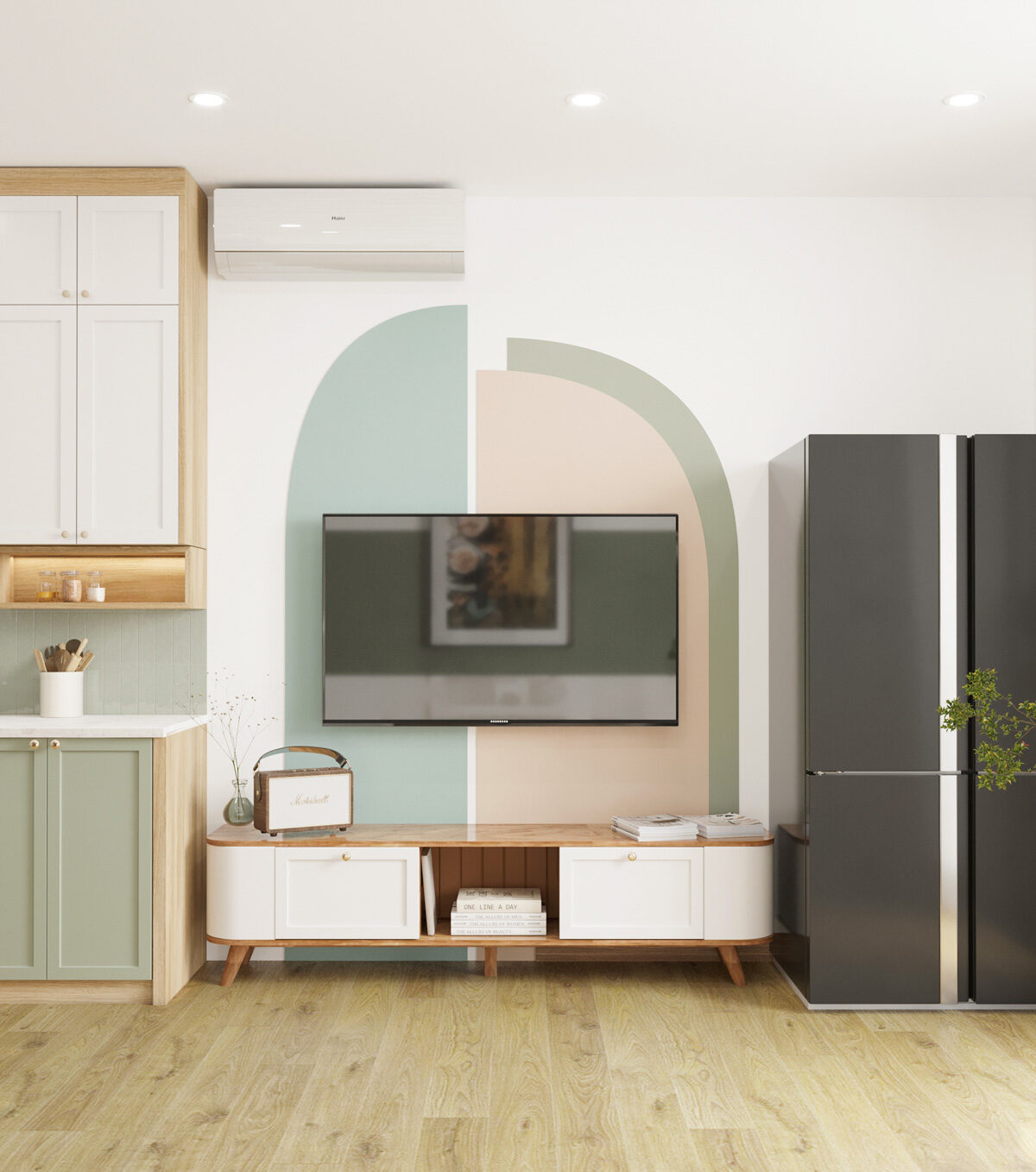 Dự án thiết kế nội thất căn hộ tại LightHouse – Ecorivers | Căn 62m2 Hải Dương