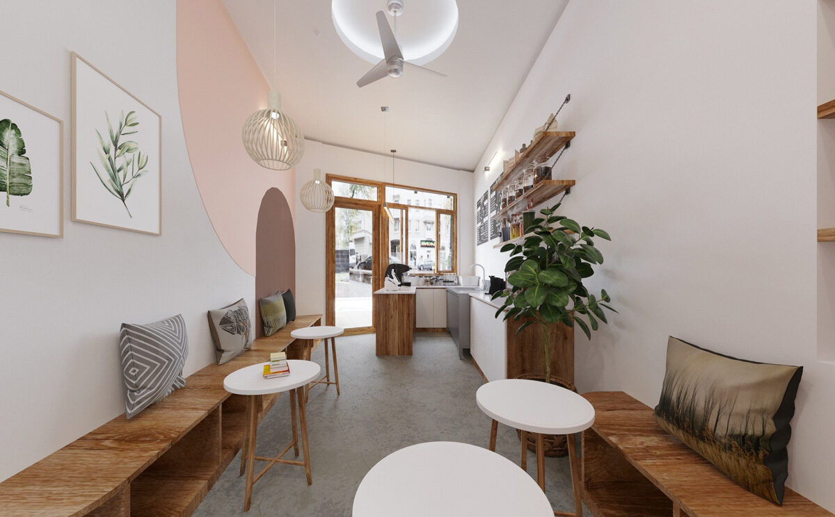 Thiết kế nội thất quán cafe B.O.B - Mr.B tại Hải Dương
