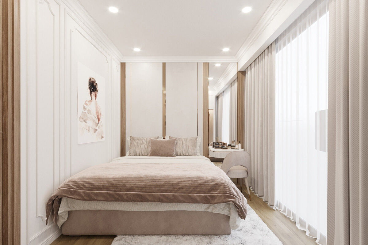 Thiết kế nội thất căn hộ studio 32m2 - LightHouse Ecopark Hải Dương
