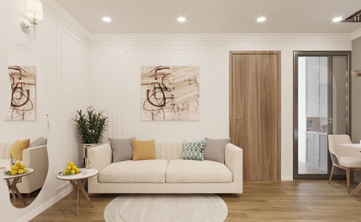 Thiết kế nội thất căn hộ studio 32m2 - LightHouse Ecopark Hải Dương