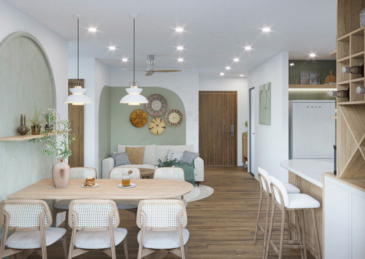 Thiết kế nội thất chung cư Bạch Đằng LakeView | Căn 73m2 Hải Dương