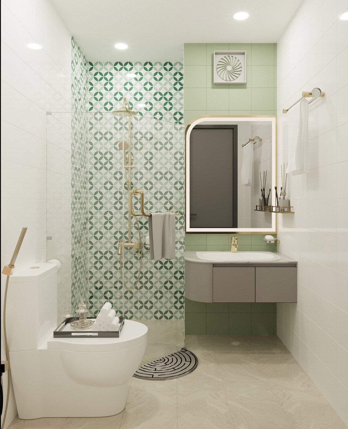 Thiết kế nội thất chung cư Bạch Đằng LakeView | Căn 73m2 Hải Dương