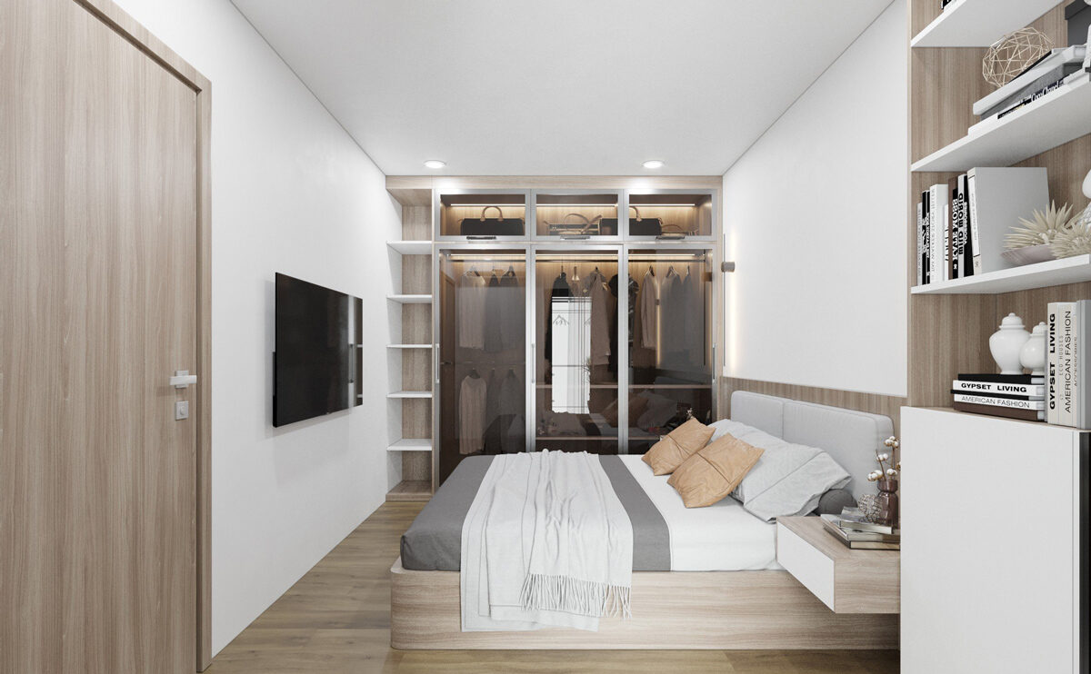 Thiết kế nội thất chung cư 50m2 - Mr.Chen | LightHouse Hải Dương