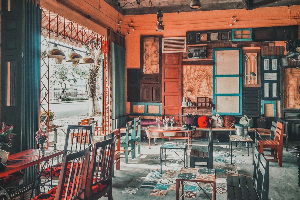 Thiết kế quán cafe cổ điển thu hút nhiều khách hàng